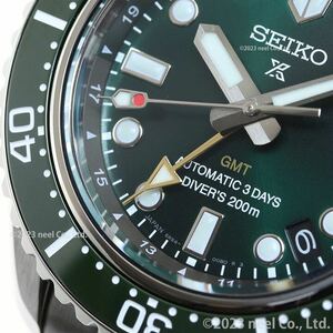 新品 未使用！最安値 セイコー プロスペック GMT SBEJ009 大谷翔平 機械式 メカニカル SEIKO PROSPEX グリーン SBEJ 009 コアショップ専用