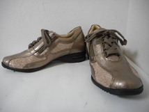 時見の靴 日本製牛革5Eカジュアルシューズ サイズ 22.0cm_画像2