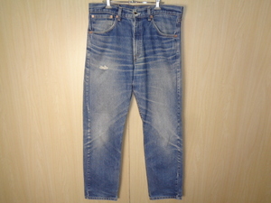 s94◆00’s EURO LEVI'S 521 テーパード ジーンズ◆ユーロ企画 リーバイス w34 パキスタン製 140周年モデル テーパードデニムパンツ 5K