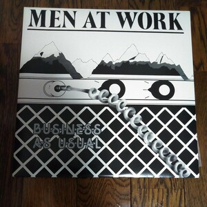 レア　LP レコード　メン・アット・ワーク MEN AT WORK Business　as usual