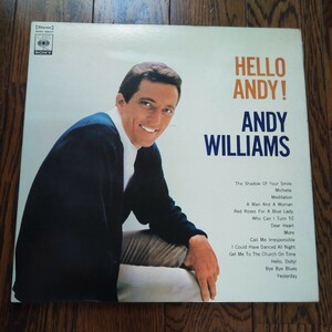 レア　LP レコード　hello andy andy williams アンディウィリアムス　イエスタデイ　ミッシェル　