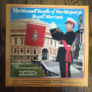 レア　LP レコード　THE MASSED BANDS OF HER MAJESTY'S ROYAL MARINES 海軍 マーチング MARCH