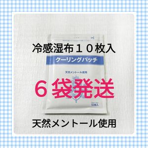 クーリングパッチ　１０枚入×６袋　湿布　コルセット　キネシオテープ　首コリ　マタニティケア用品