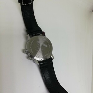 【稼働品】ZEPPELIN ツェッペリン 100周年記念 デュアルタイムメンズクォーツ腕時計の画像6