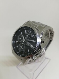 【稼働品】SEIKO セイコー 7T92-0DW0 メンズクォーツクロノグラフ腕時計