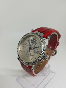 【稼働品】Vivienne Westwood ヴィヴィアンウエストウッド VV006SLRD レディースクォーツ腕時計