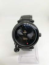 【稼働品】Vivienne Westwood ヴィヴィアンウエストウッド VV006BK レディースクォーツ腕時計_画像2