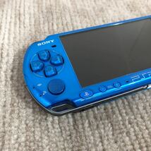 SONY ソニー PlayStation Portableプレイステーション ポータブル PSP PSP-3000 UMD ブルー 青 通電OK 現状品_画像4