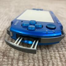 SONY ソニー PlayStation Portableプレイステーション ポータブル PSP PSP-3000 UMD ブルー 青 通電OK 現状品_画像9