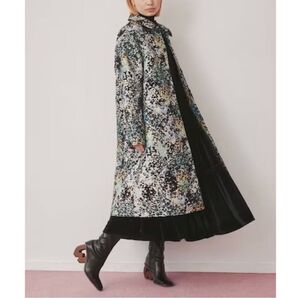新品 未着用 merry jenny bloomステンカラージャケット コート ブラック系