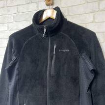 【希少】Patagonia R2 FLEECE JACKET BLACK パタゴニア R2 フリース ジャケット 25138SP18 メンズM 黒_画像5