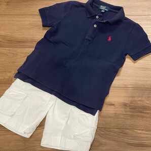 ラルフローレン　上下セット ラルフローレン POLO 半袖ポロシャツ ネイビー