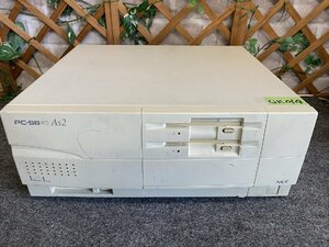 【送140サイズ】NEC　PC-9821As2/U8W　486SX-33/MEM25.6MB/HDD欠 FDDよりDOS起動OK/FM音源OK/2ndキャッシュ128kBあり