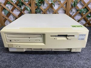 【送140サイズ】EPSON　PC-586RX 586RX1LW　P-100/MEM7.6MB 通電OK起動NG/外装などを486MUより移植