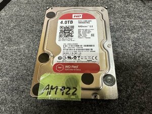 【送60サイズ】WD　WD Red WD40EFRX-68WT0N0　3.5インチ 4TB SATA HDD SMARTエラー有 1007h