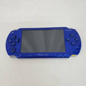 1120-202□SONY PSP 本体 メタリックブルー PSP1000 ゲーム機 プレイステーションポータブル 通電・動作未確認 ジャンク ソニー