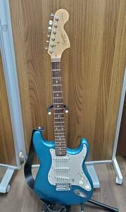 1108-210□ジャンク スクワイアー ストラト フェルナンデス squier strat by fernaedes ブルー ギター キズ有 動作未確認 同梱不可