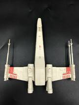 1114-04◆組立済 スターウォーズ ジェダイの帰還 X-Wing Fighter MPC ジャンク STARWARS RETURN OF THE JEDI 箱難あり_画像6