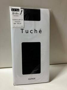 マイクロメッシュオペーク ひざ下丈 【ブラック】 Tuche ソックス ショート ストッキング グンゼ UNO 美脚 GUNZE 柄 タイツ 網 靴下