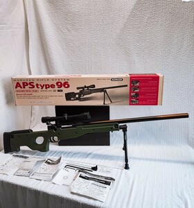 マルゼン APS タイプ96 MARUZEN APS type96 AIR SPORTS GUN エアーコッキングガン オリーブドラブ エアガン 当時物 コレクション(110217)