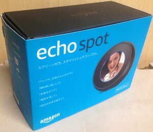 ☆激安！amazon/アマゾン エコースポット/Echo Spot VN94DQ(市価1.5万円程度) 18年発売/中古美品□NM