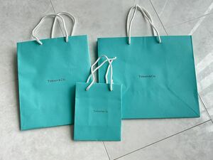 ティファニー ショップ袋 紙袋 ショッパー 3枚セット Tiffany 