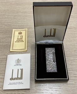 #17785 dunhill ダンヒル ライター ヴィンテージ シルバーカラー 箱付き 