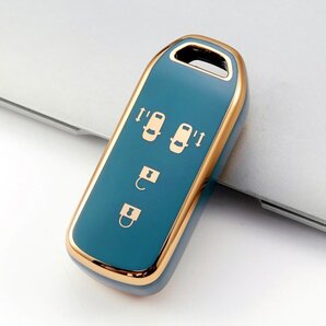 N-BOX N-BOX+ プラス Nワゴン カスタム N-ONE N-BOX SLASH スラッシュ N-VAN +STYLE ホンダ キーケース 4ボタンタイプ ブルー