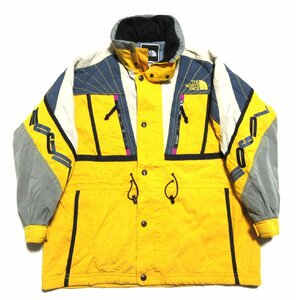 未使用/80's 90’ｓデッド 日本製 THE NORTH TNF-623ノースフェイス スキージャケット/M/マルチカラー/イエロー