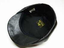 未使用に近い THE REAL McCOY'S LEATHER CASQUETTE ザ リアルマッコイズ レザー キャスケット /MULTI/7 1/2 /帽子/アクセサリー_画像7