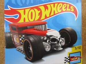 Hot Wheels Bone Shaker Legends of Speed 3/10 ボーンシェイカー ラリー ウッド 頭蓋骨 ホットロッド 5.7L V8 レッド クローズルーフ