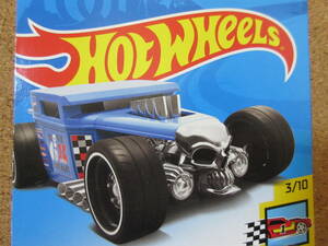 Hot Wheels Bone Shaker Legends of Speed 3/10 ボーンシェイカー ラリー ウッド 頭蓋骨 ホットロッド 5.7L V8 レッド クローズルーフ 青