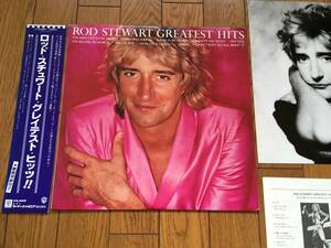 帯付！ロッド・スチュワート (元 フェイセズ)のベスト盤！／グレイテスト・ヒッツ ROD STEWART (FACES) ※「マギー・メイ」「セイリング」