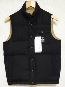 [ tag attaching new goods ] FIDELITYfiteliti700 FILL POWER high quality reversible down vest XS [ free shipping ]