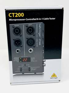 Behringer ベリンガー ケーブルテスター CT200 新品未開封