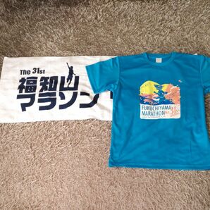 第３１回福知山マラソン/2023　記念タオル&フィニッシャーT シャツ（M）