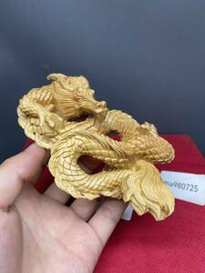  netsuke sculpture dragon dragon ornament green . thing dragon tree carving tree carving wooden sculpture handicraft tea utensils better fortune ..