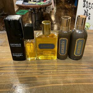 香水まとめ CHANEL VERSACE ARAMIS シャネル ヴェルサーチ アラミス 5点 中古