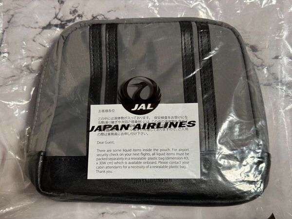 JAL ファーストクラス アメニティ ゼロハリ ポーチ