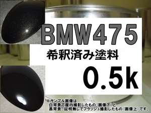 ◆ BMW475　塗料　サファイアブラックP　希釈済