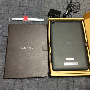 ジャンク品　スマイルゼミ　タブレット　ケース　充電器　ピンク　ブラウン