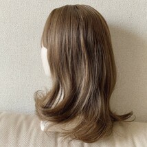 美品　ミディアム　カール　フルウィッグ　ウイッグ　wig　耐熱_画像2