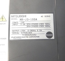 MR-J3-100A　サーボアンプ　三菱電機　ランクB中古品_画像4