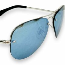 美品 Ray-Ban レイバン サングラス 眼鏡 小物 アイウェア ファッション ブ ケース付き ティアドロップ B&L RB3449 アビエーター AVIATOR_画像8