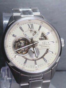 超美品 ORIENTSTAR オリエントスター 機械式時計 自動巻き 手巻き 腕時計 プレステージショップ限定モデル RE-AV0113S00B コンテンポラリー