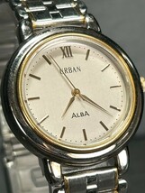 美品 SEIKO セイコー ALBA アルバ URBAN アーバン V721-6A00 腕時計 クオーツ アナログ 3針 ステンレススチール 電池交換済み 動作確認済み_画像1