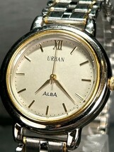 美品 SEIKO セイコー ALBA アルバ URBAN アーバン V721-6A00 腕時計 クオーツ アナログ 3針 ステンレススチール 電池交換済み 動作確認済み_画像2