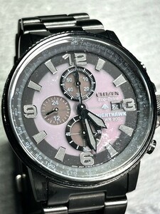 CITIZEN シチズン PROMASTER プロマスター NIGHT HAWK ナイトホーク CA0295-58E 腕時計 ステンレス アナログ ソーラー 動作確認済み メンズ