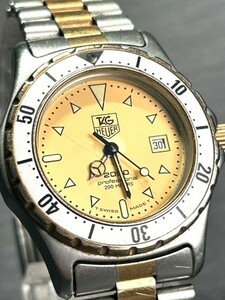 TAG HEUER タグホイヤー 2000シリーズ 974.015 腕時計 クオーツ アナログ カレンダー 回転ベゼル 3針 ステンレススチール 新品電池交換済み