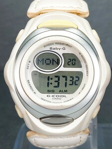 CASIO カシオ Baby-G ベビージー G-COOL ジークール BGC-100 デジタル 腕時計 ホワイト ステンレススチール 新品電池交換済み 動作確認済み